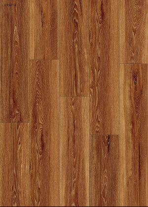 7.2" Durable Wood Grain Rigid Luxury Vinyl Composite SPC Flooring, Emperador